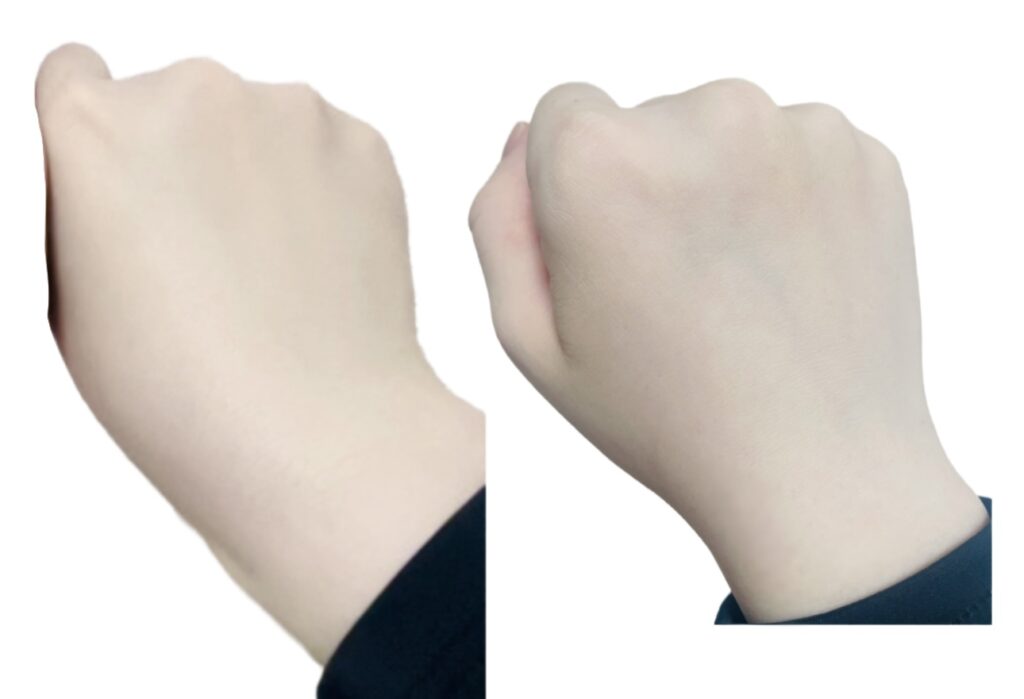 BANILA COホワイトクッション
崩れ方