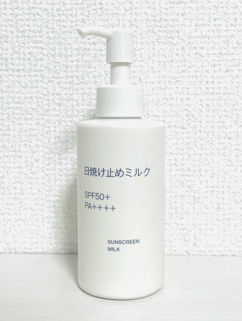 無印良品 日焼け止めミルク SPF50+ PA++++本体